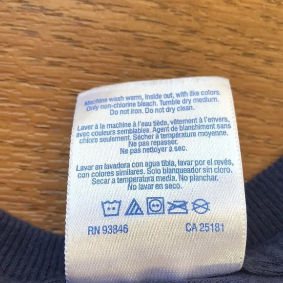 Gildan Blue tee shirt size S 100% cotton - Picture 7 of 10